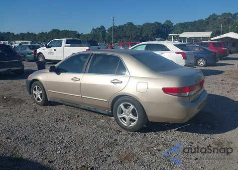 2004 Honda Accord 2.4 Lx from USA, damaged, VIN 1HGCM56304A007838
